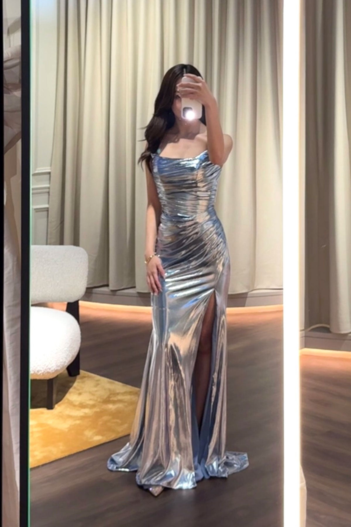 GH Electric Blue Mermaid Gown
