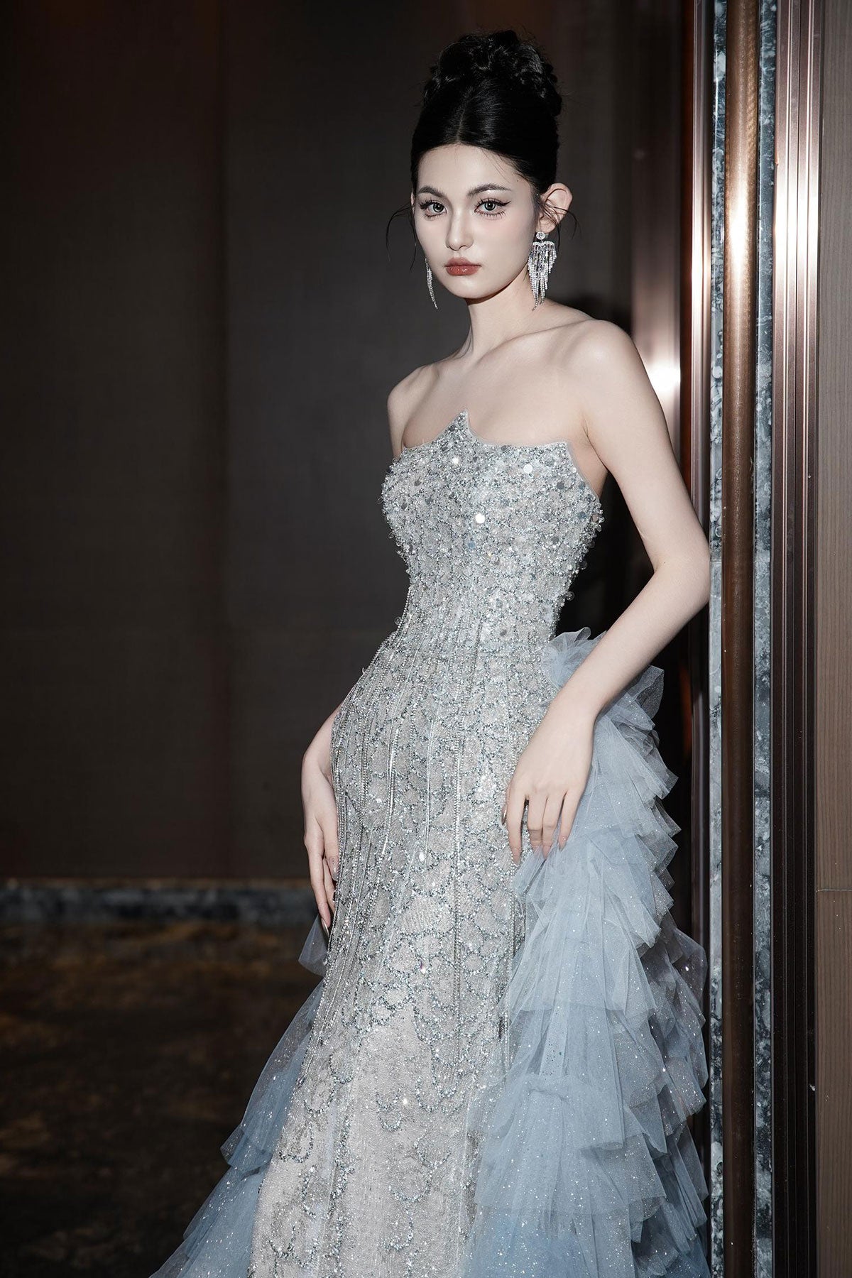 RL Alexia Sequin Detachable Gown