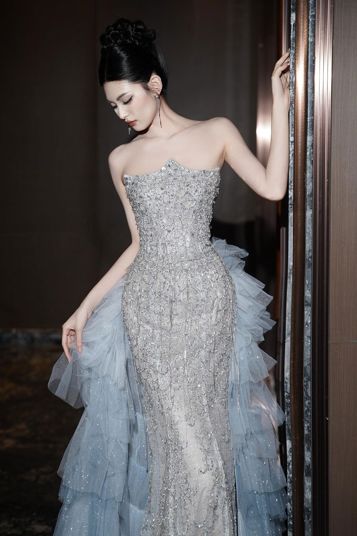 RL Alexia Sequin Detachable Gown