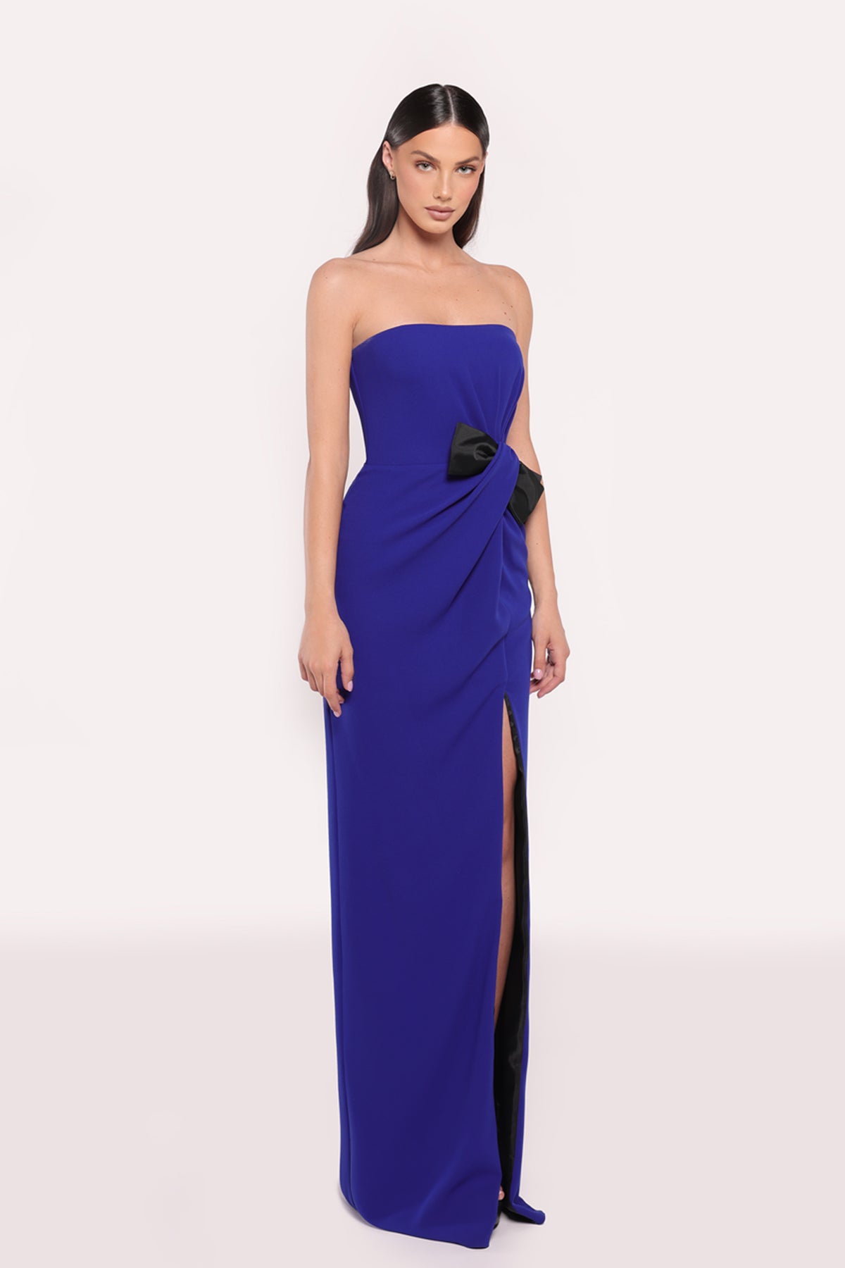 TE Natalie Royal Blue Bow Gown