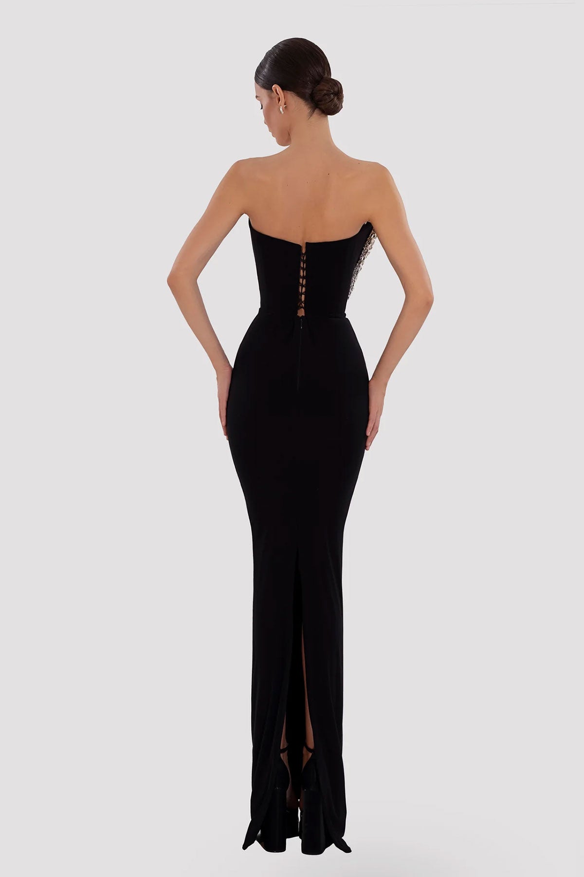 AB Gem Silver Mermaid Gown