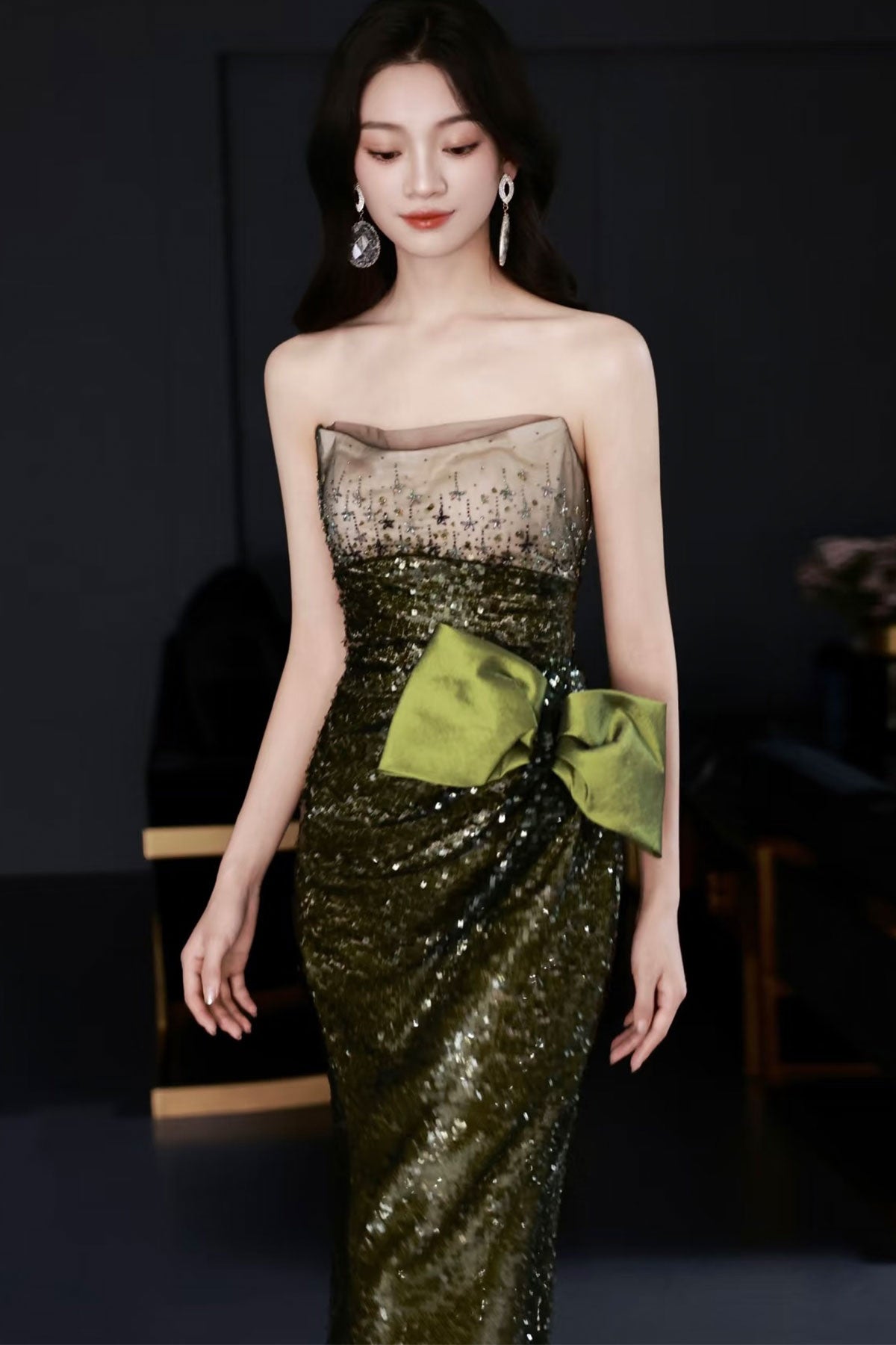 BY Olivia Green Gown BY Olivia Green Gown
