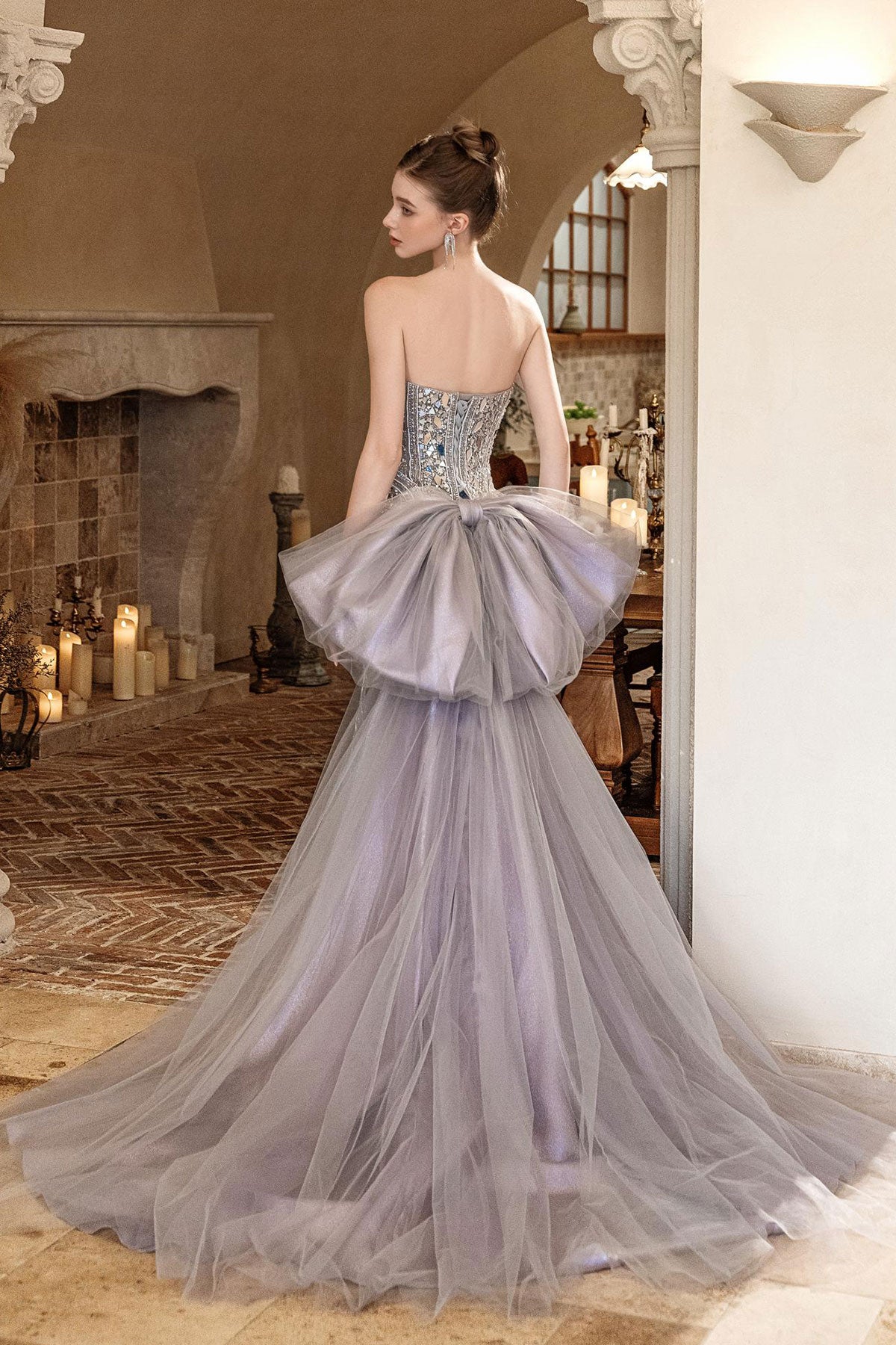 SS Venus Mirror Purple Detachable Gown