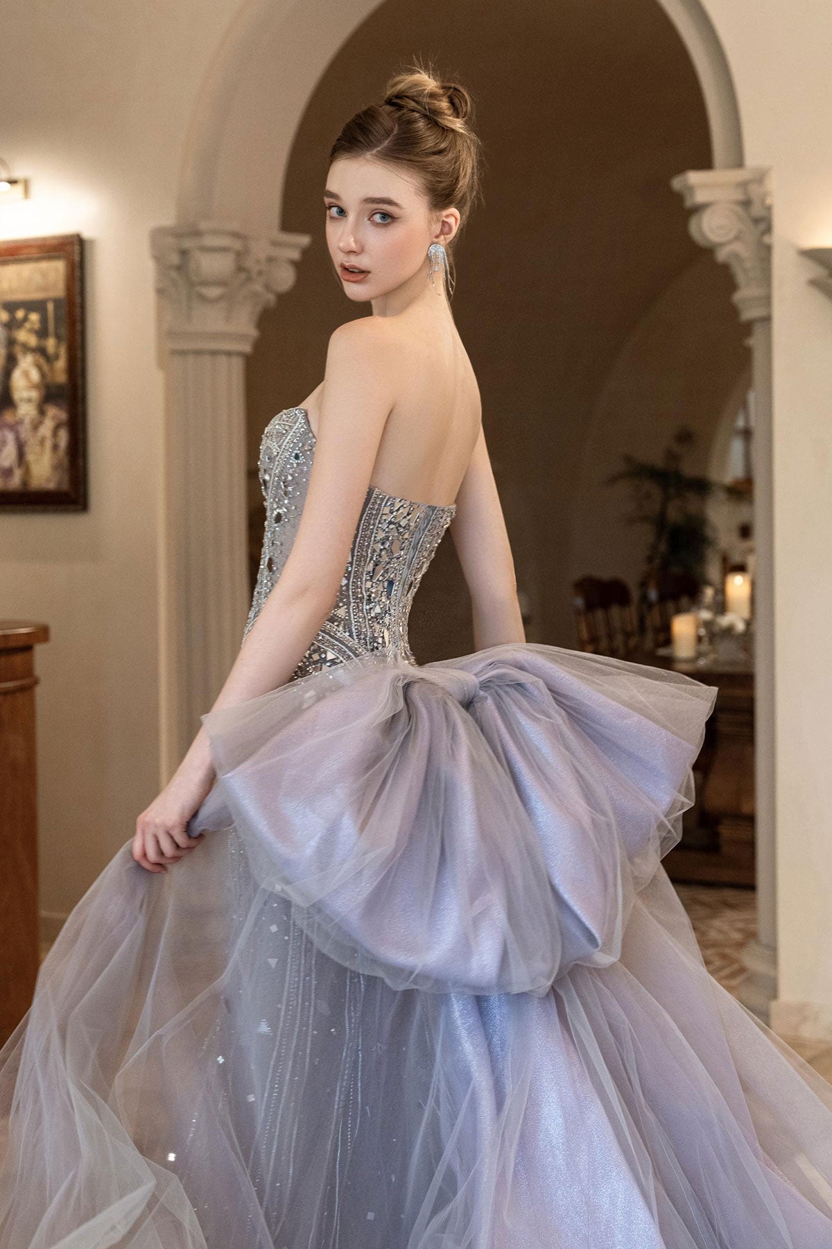 SS Venus Mirror Purple Detachable Gown