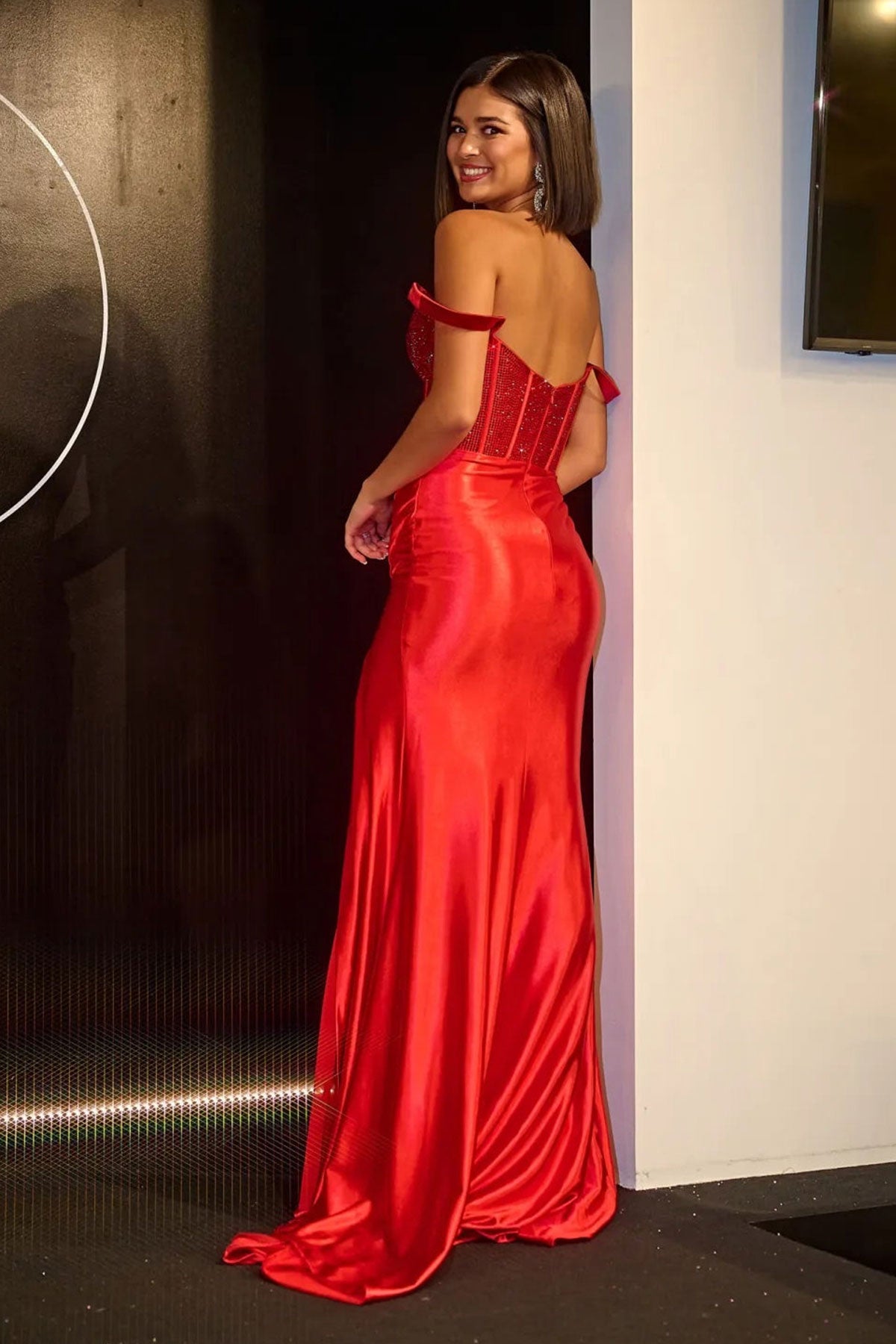 PS Zoe Red Mermaid Gown
