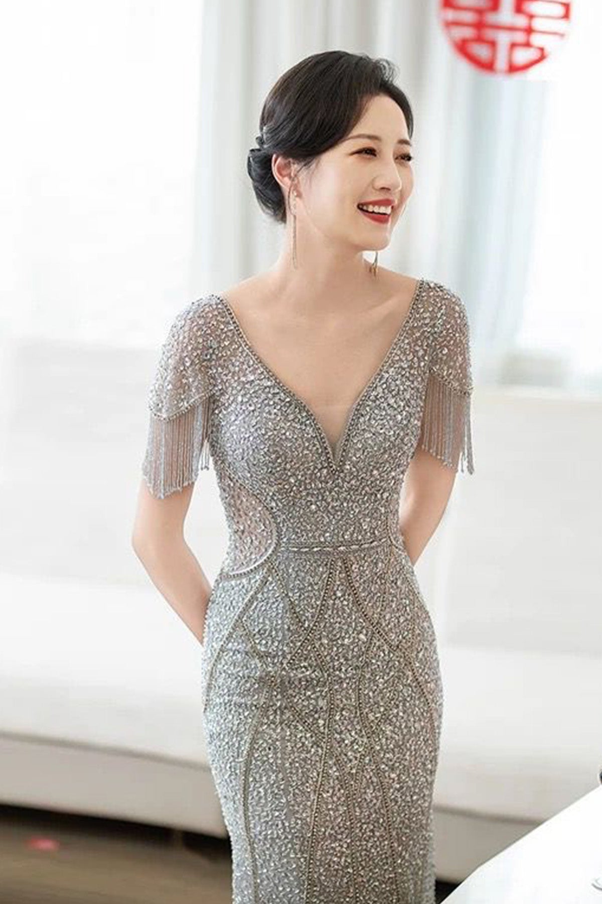 GH Cleo Silver Gown