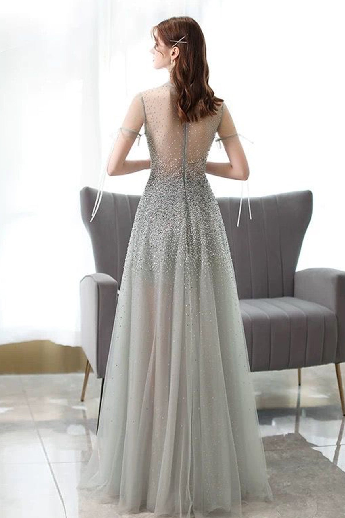 GH SIlver Shinning Gown
