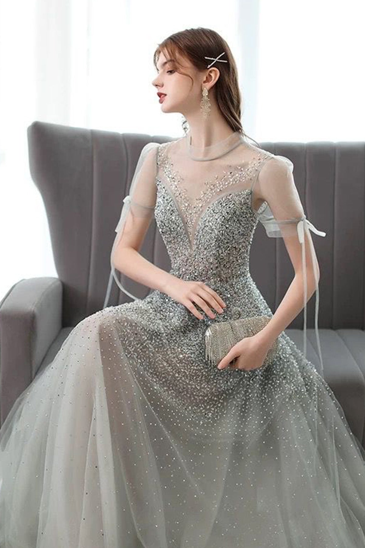GH SIlver Shinning Gown
