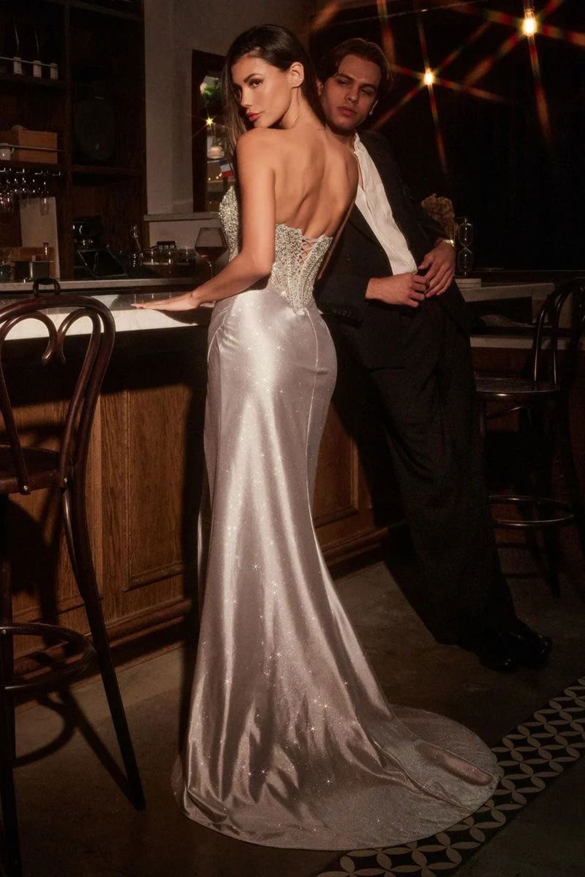 CD Hestia Silver Gown