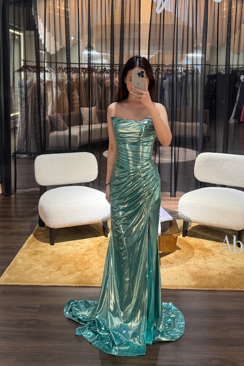 GH Electric Green Mermaid Gown