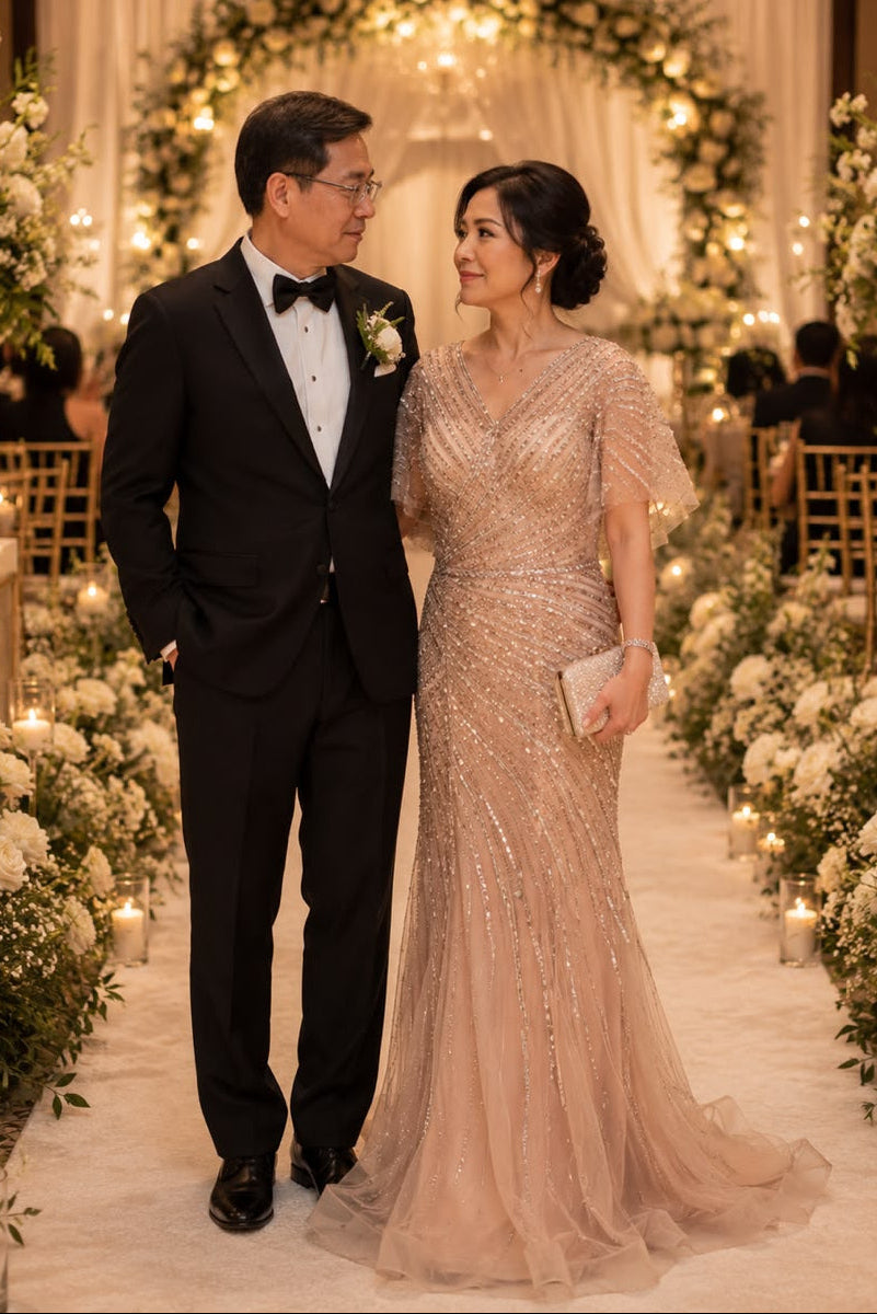 GH Fern Champagne Gown