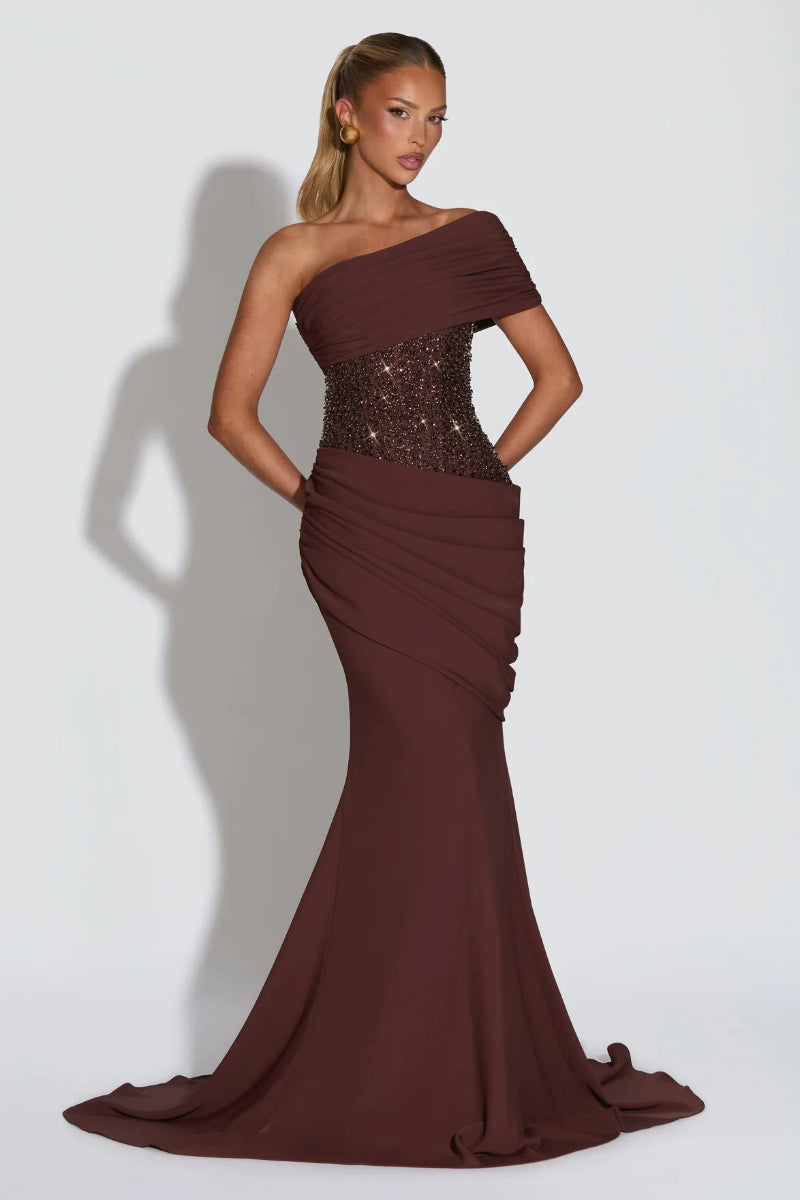 Boo Cindy Espresso Gown