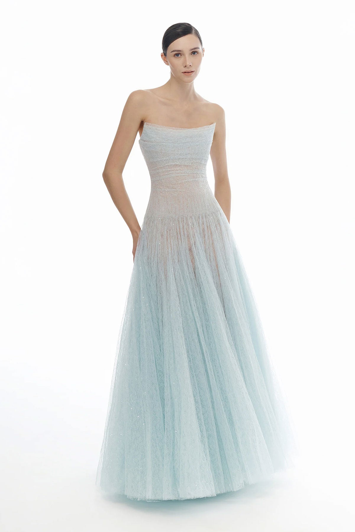VD Montsand Baby Blue Gown