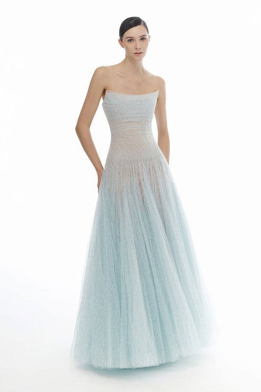 VD Montsand Baby Blue Gown