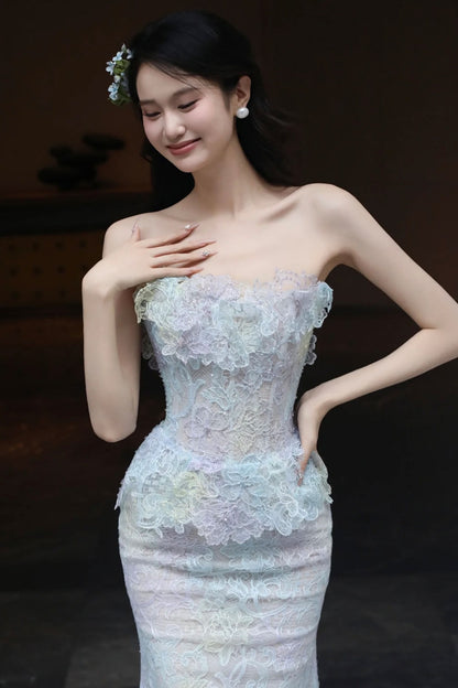 BY Butterfly Lace Gown
