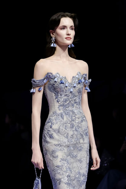 BY Elora Blueish Gown