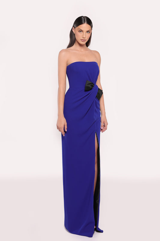 TE Natalie Royal Blue Bow Gown