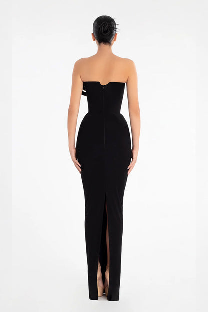AB Aries Gold Mermaid Gown