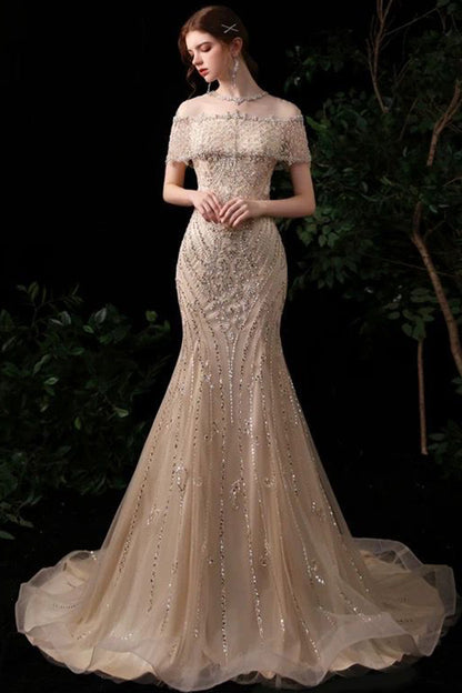 GH Majestic Champagne Gown