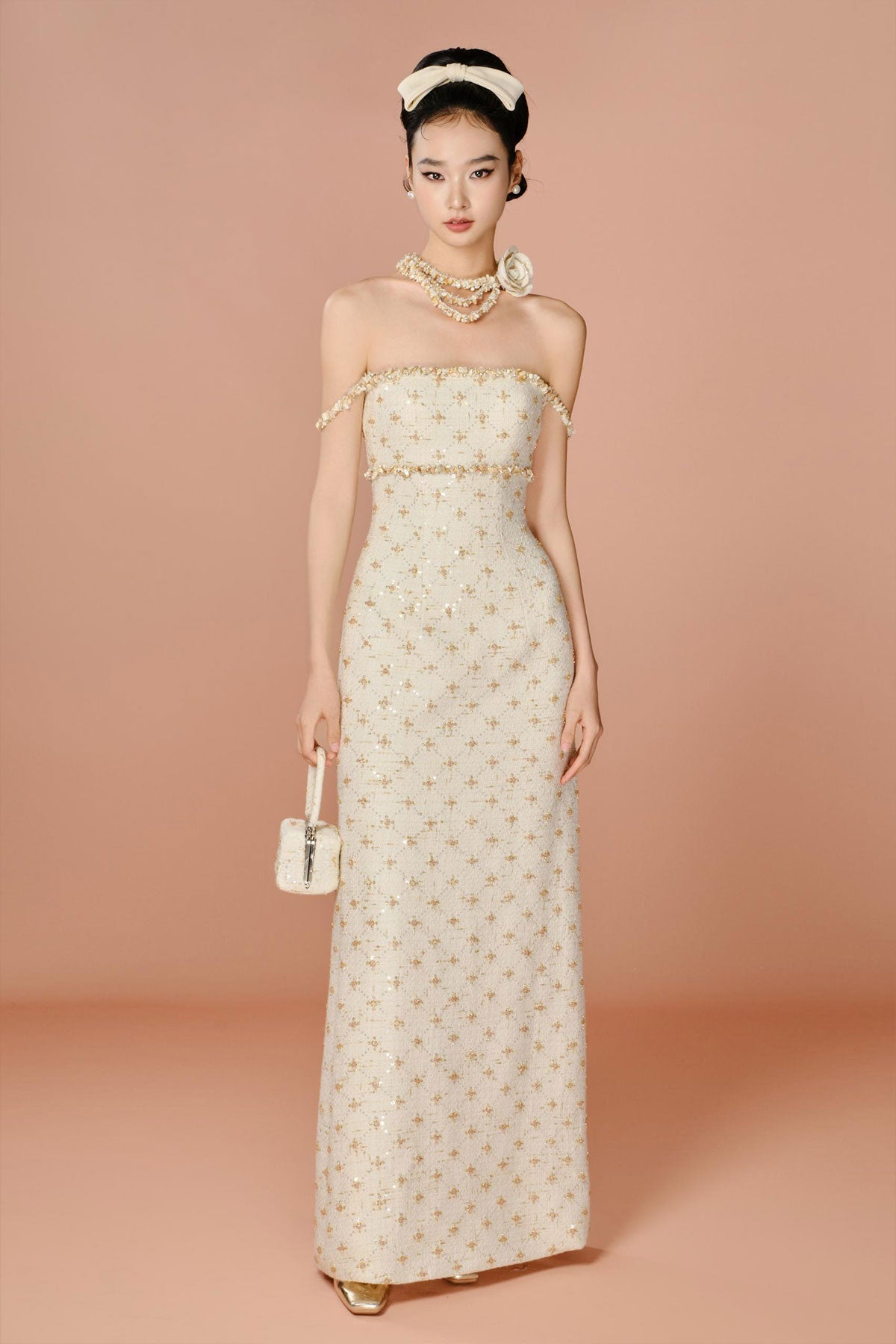 DG Maria Cream White Gown