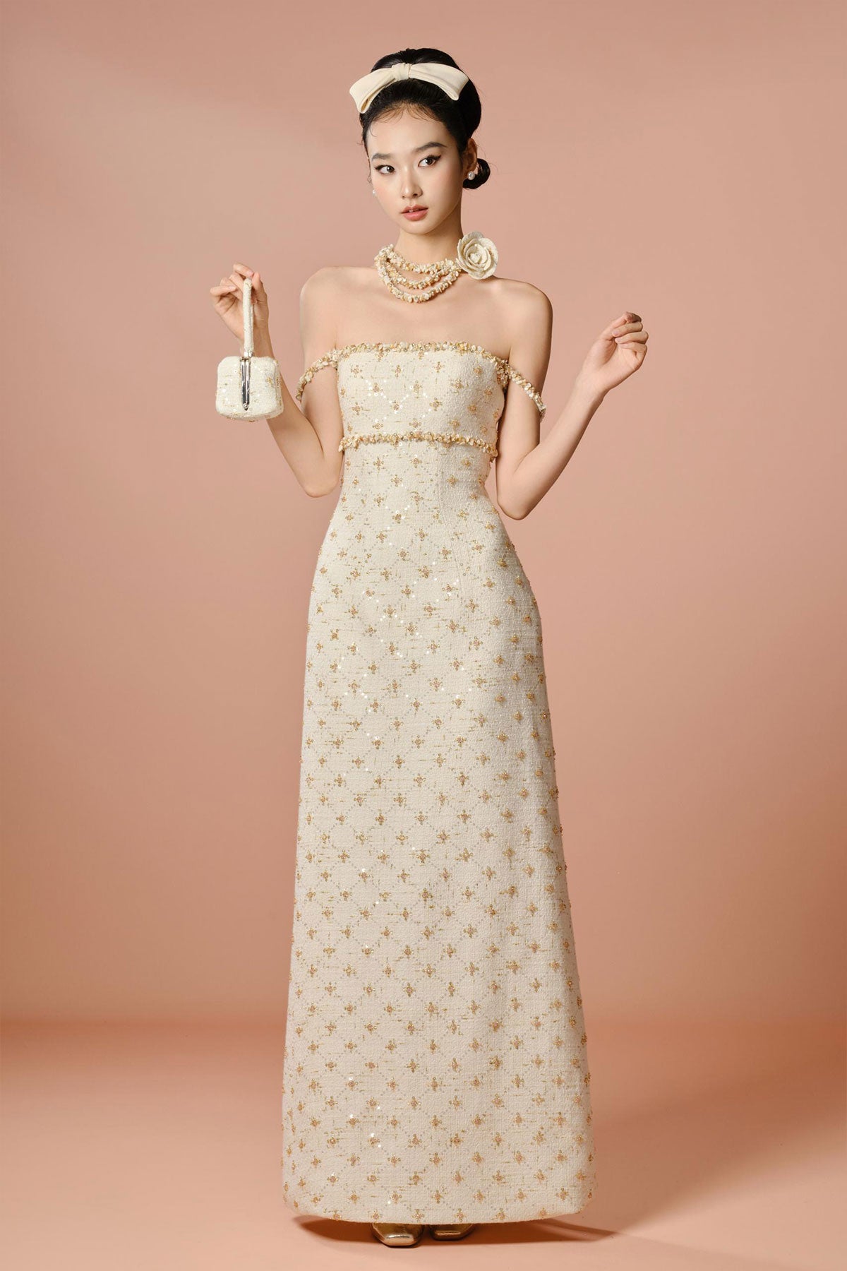 DG Maria Cream White Gown