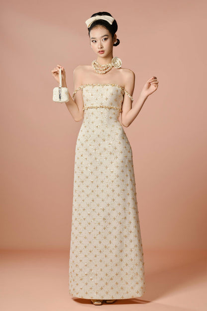 DG Maria Cream White Gown