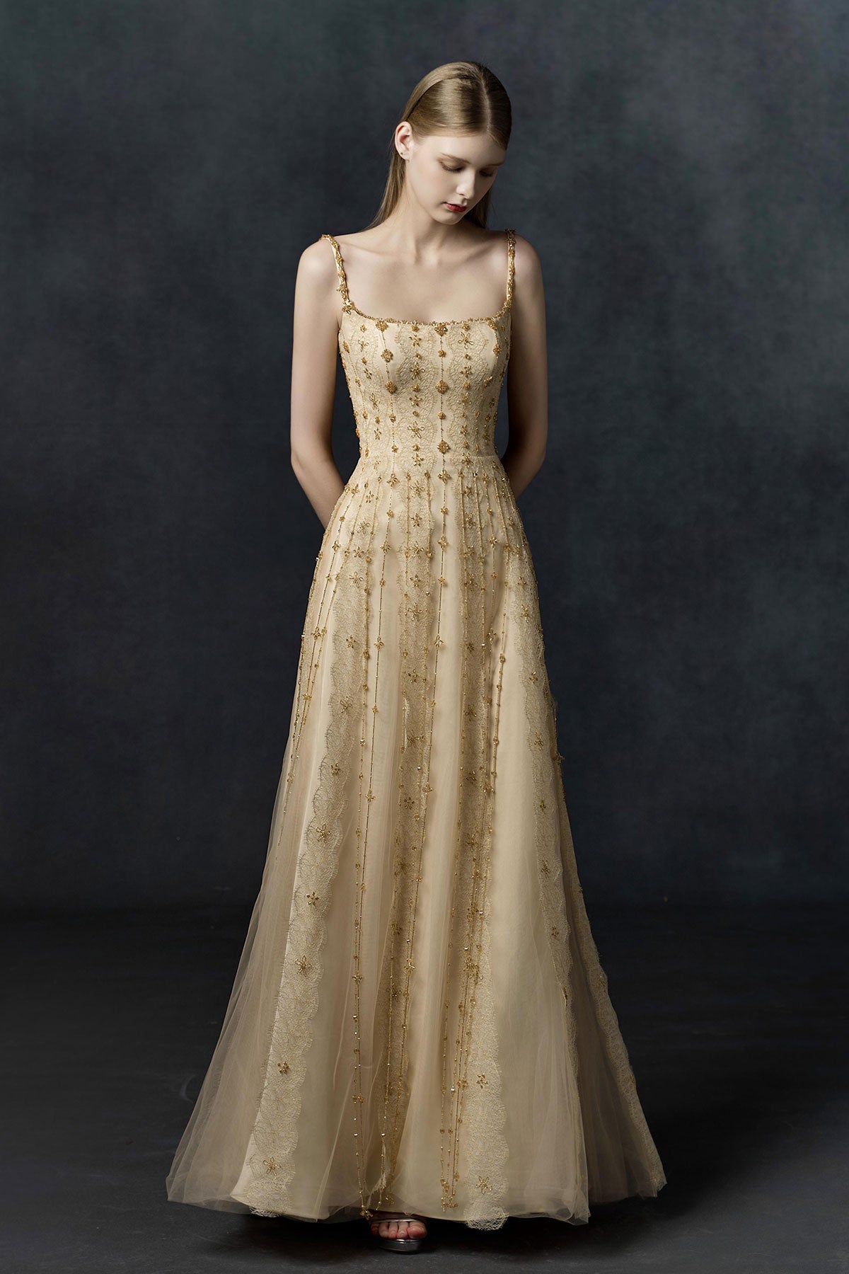 LF Helen Tube Gold Gown