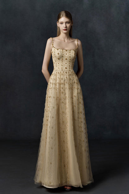 LF Helen Tube Gold Gown
