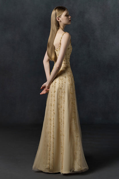 LF Helen Tube Gold Gown