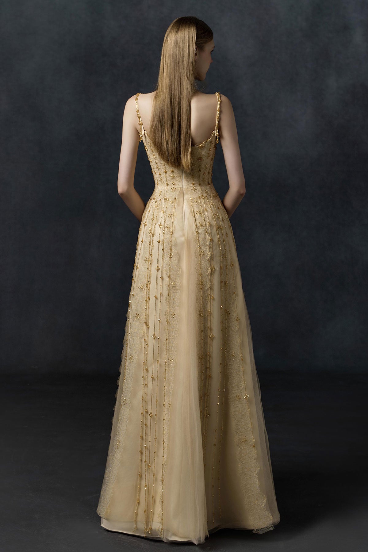 LF Helen Tube Gold Gown