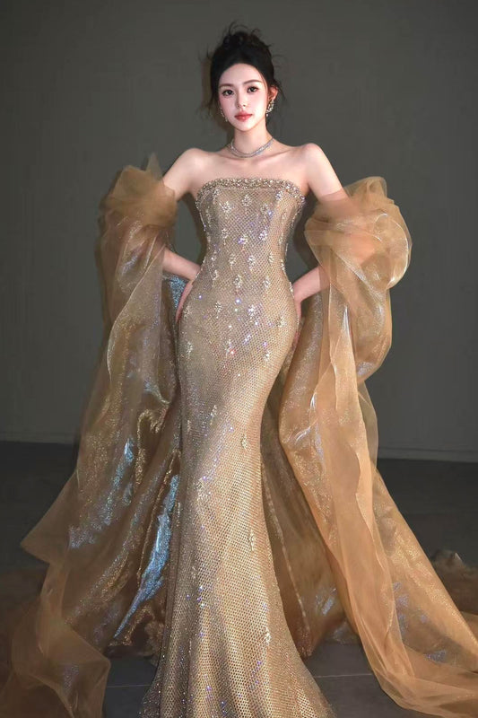 LX Metallic Gold with Detachable Bow