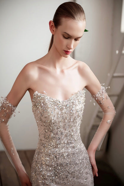 LF Estelle Mermaid Gown w Gloves