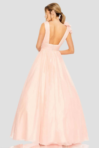 MD Rose Blush Chiffon Gown