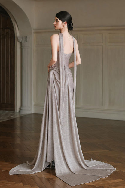 F Ravee Mauve Mermaid Gown