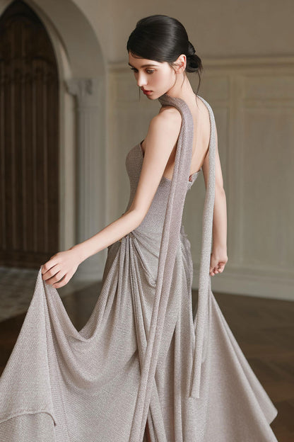 F Ravee Mauve Mermaid Gown