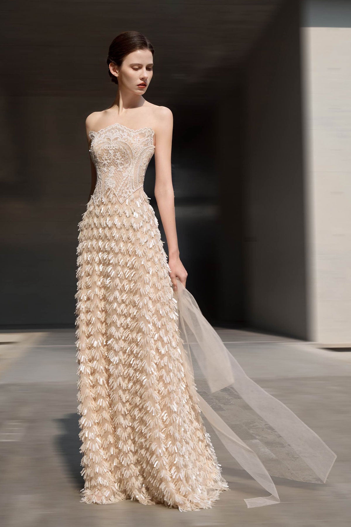 SV Claudia Nude Gown