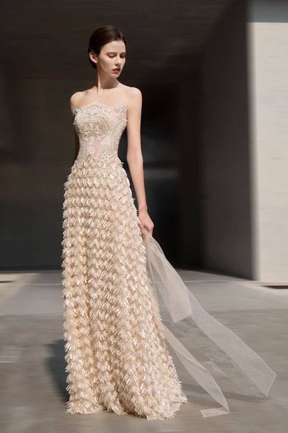 SV Claudia Nude Gown