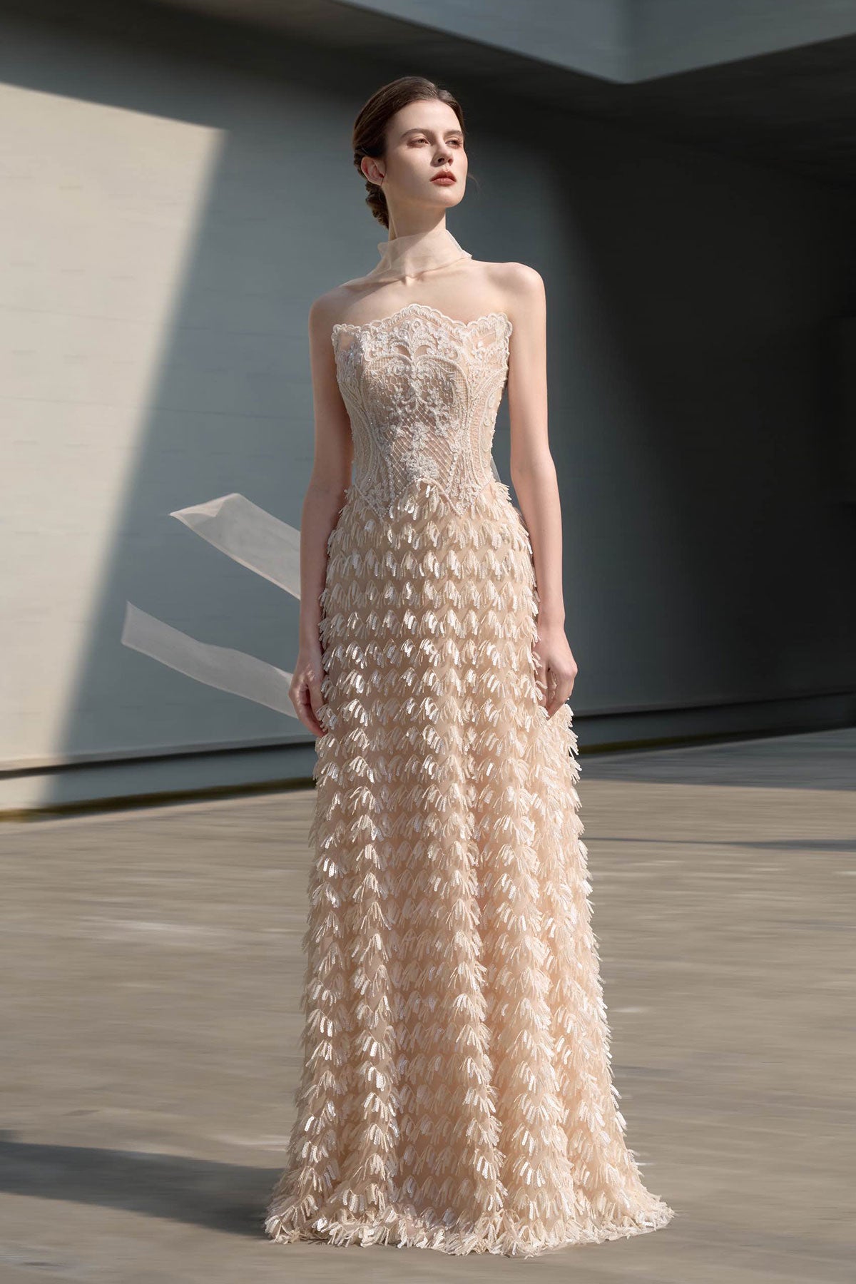 SV Claudia Nude Gown