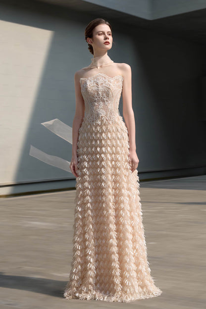 SV Claudia Nude Gown