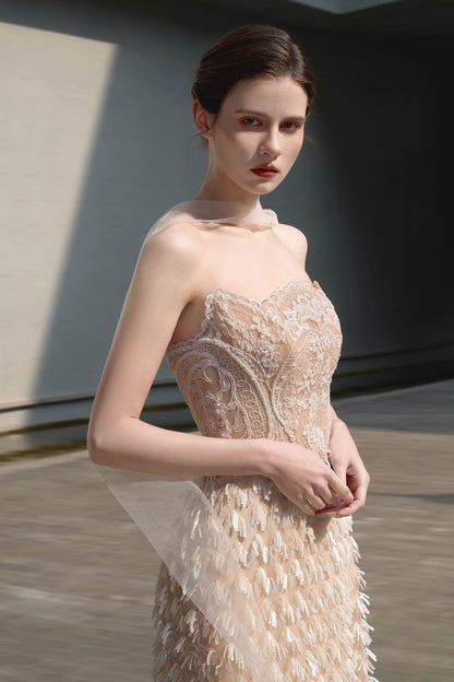 SV Claudia Nude Gown