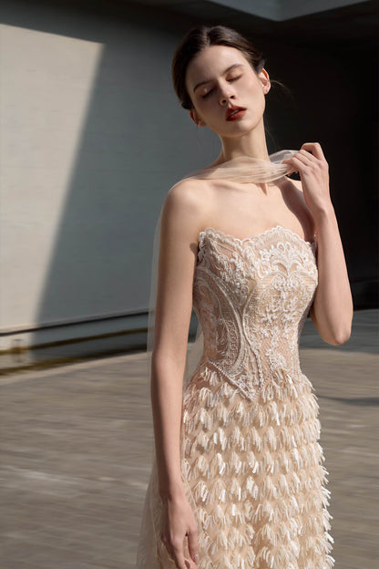 SV Claudia Nude Gown