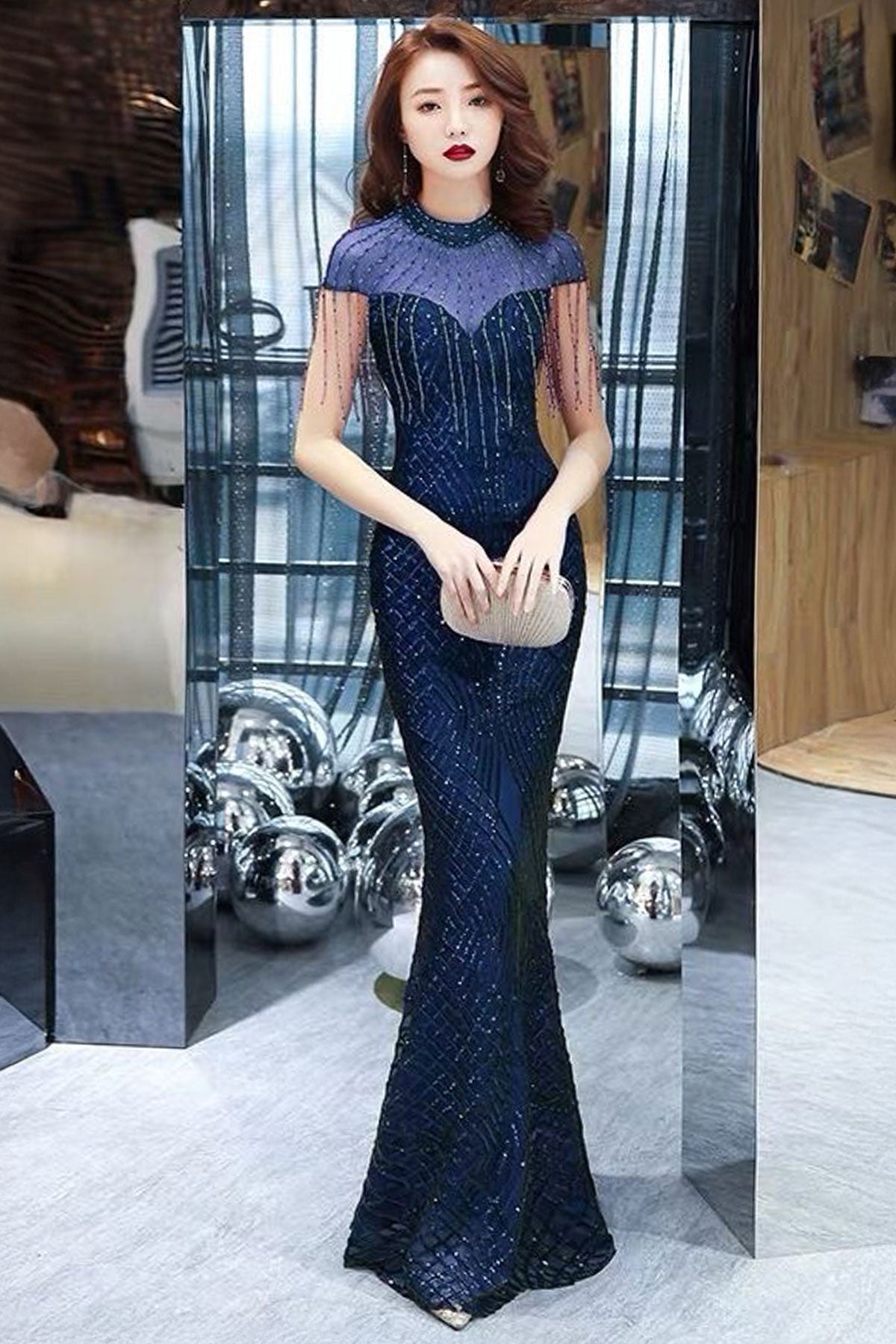 GH Maryam Navy Gown