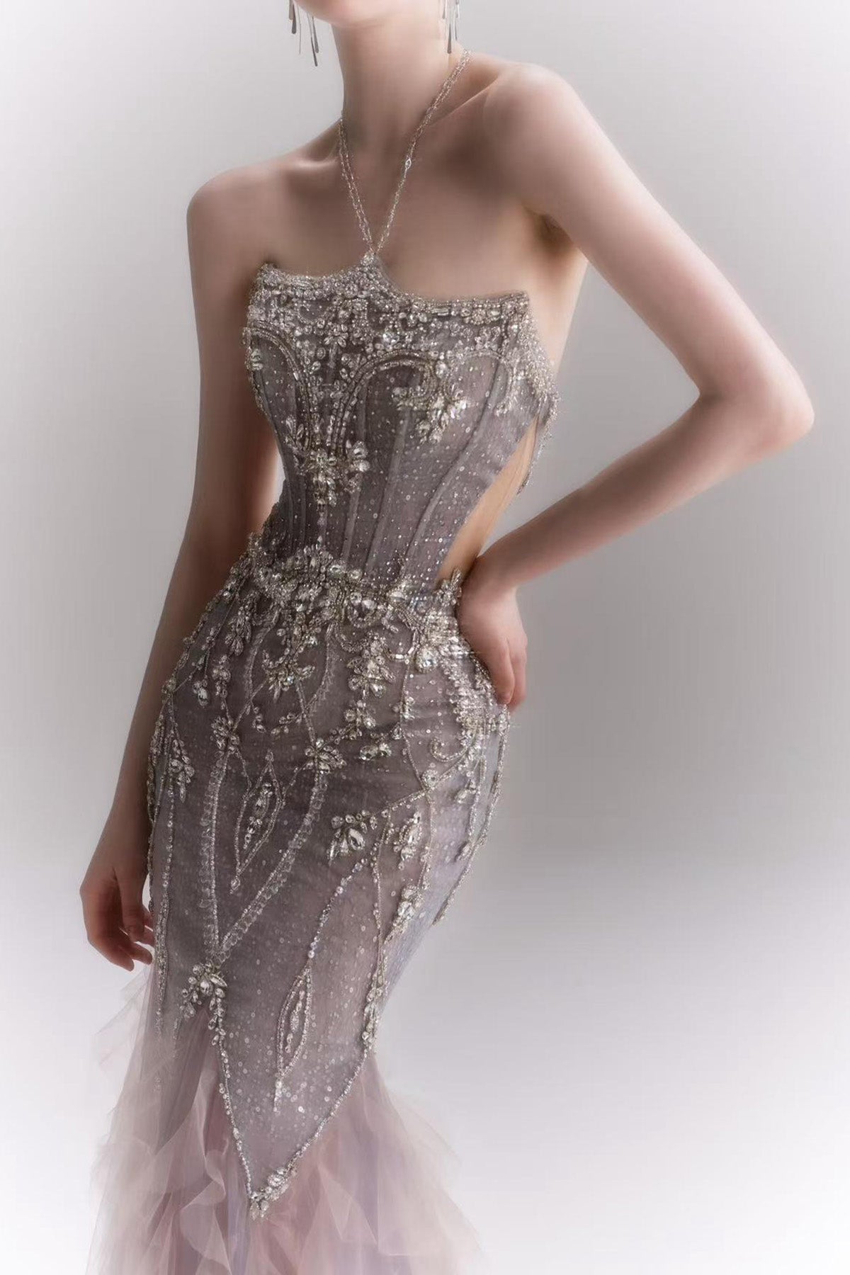 LH Sylvia Graident Mermaid Gown