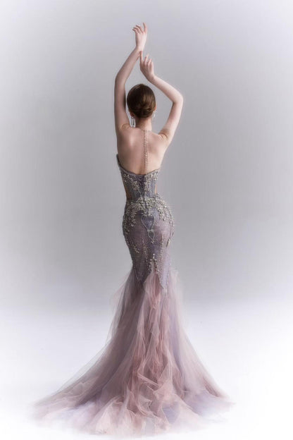 LH Sylvia Graident Mermaid Gown