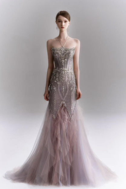 LH Sylvia Graident Mermaid Gown