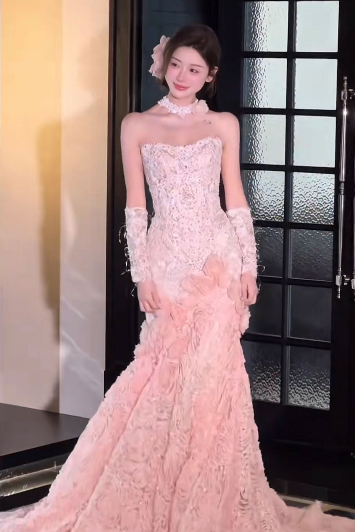 KM Rosie Pink Trumpet Mermaid