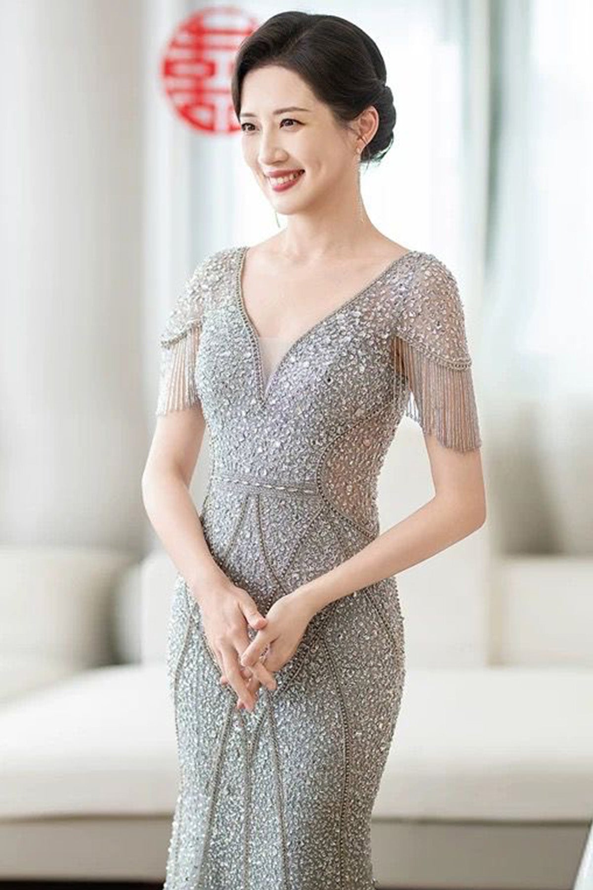 GH Cleo SIlver Gown