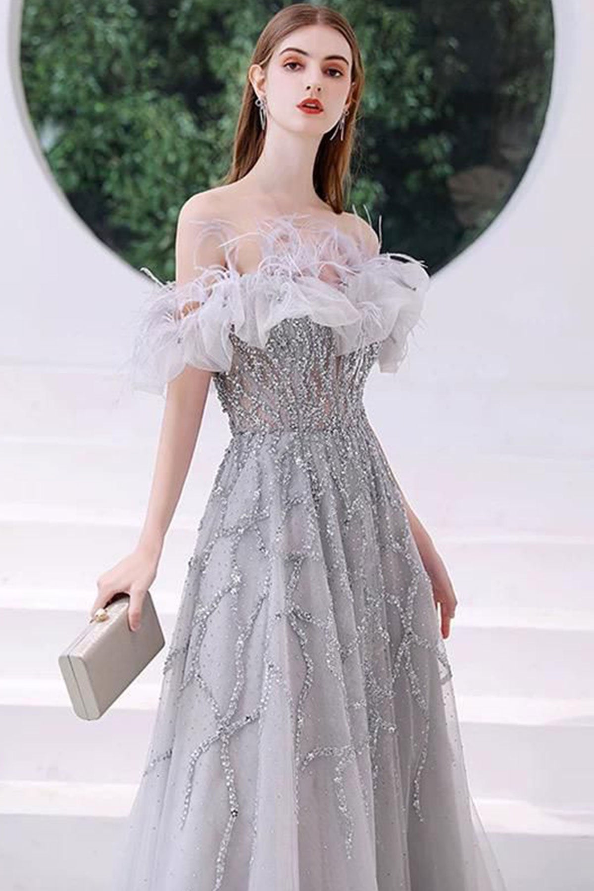 GH Cassandra Silver Gown