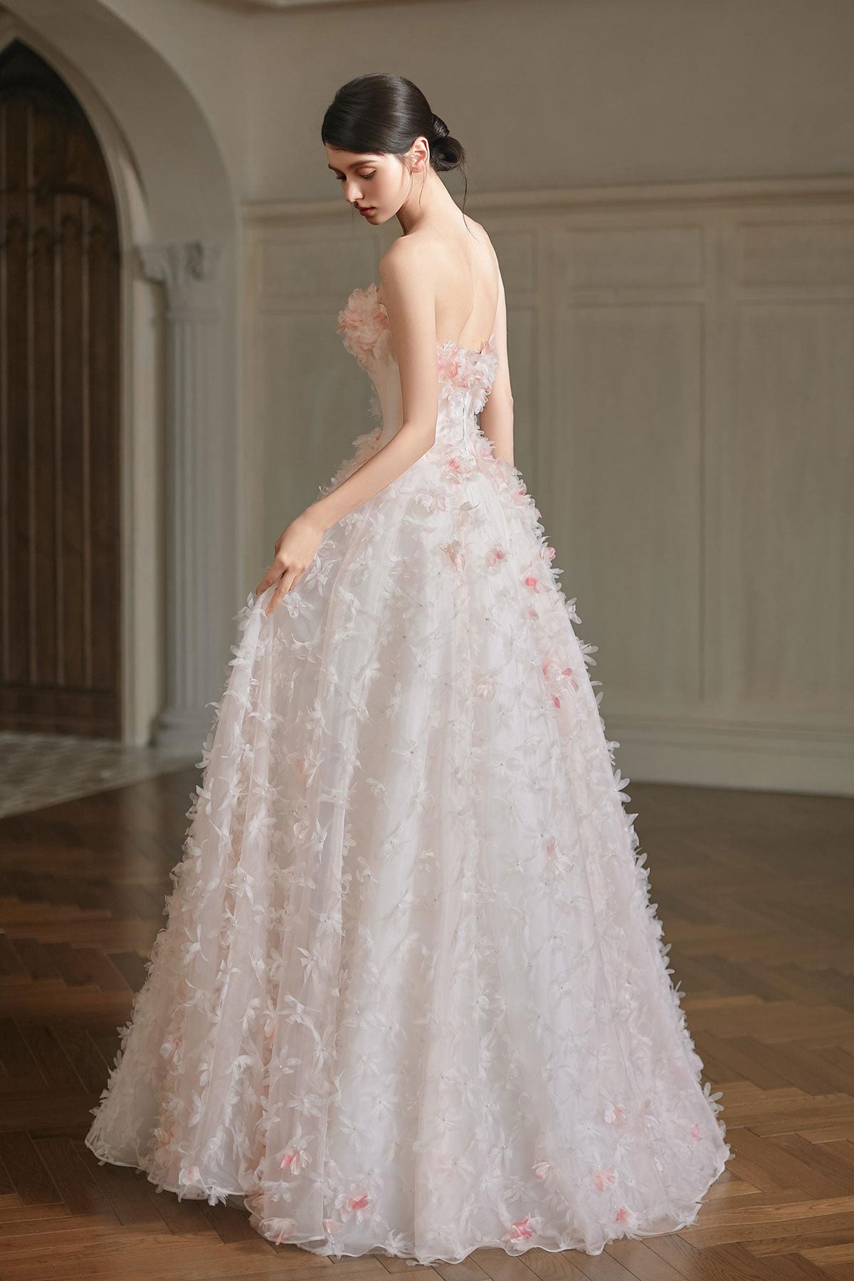 F Tanya Floral Ballgown