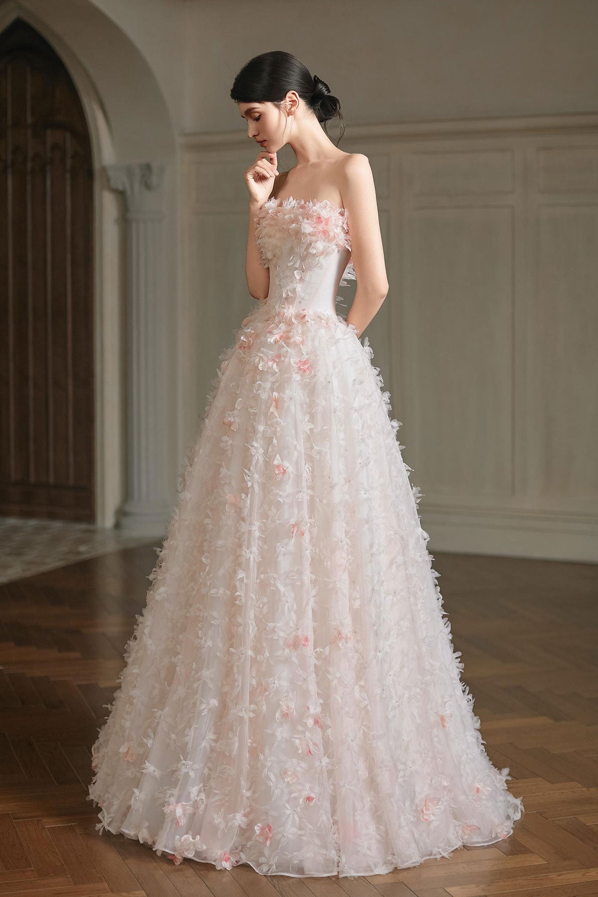 F Tanya Floral Ballgown